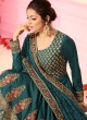 Green Chanderi Silk Floor Length Anarkali Nitya Vol-122 2208 By Lt Fabrics