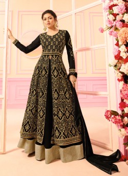 Black Georgette Skirt Kameez Nitya Vol-122 2210 By Lt Fabrics