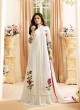 Drashti Dhami White Embroidered Wedding Wear Floor Length Anarkali Nitya Vol 106 1607 By LT Fabrics SC/010618