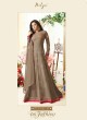 Drashti Dhami Beige Embroidered Wedding Wear Floor Length Anarkali Nitya Vol 110 11004 By LT Fabrics  SC/006203