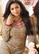 Drashti Dhami Beige Embroidered Wedding Wear Floor Length Anarkali Nitya Vol 110 11007 By LT Fabrics SC/006206