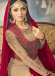 Drashti Dhami Beige Embroidered Wedding Wear Floor Length Anarkali Nitya Vol 113 2301 By LT Fabrics SC/009001