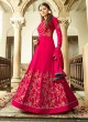 Drashti Dhami Pink Embroidered Wedding Wear Floor Length Anarkali Nitya Vol 113 2306 By LT Fabrics SC/009006