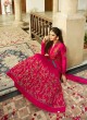 Drashti Dhami Pink Embroidered Wedding Wear Floor Length Anarkali Nitya Vol 113 2306 By LT Fabrics SC/009006