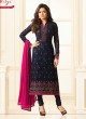 Drashti Dhami Blue Embroidered Party Wear Churidar Suits Nitya Vol 114 2401 By LT Fabrics SC/009130