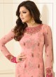 Drashti Dhami Peach Embroidered Party Wear Churidar Suits Nitya Vol 114 2402 By LT Fabrics SC/009131