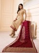 Drashti Dhami Beige Embroidered Wedding Wear Churidar Suits Nitya Vol-120 2008 By LT Fabrics SC/009977