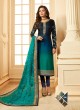 Drashti Dhami Green Embroidered Wedding Wear Churidar Suits Nitya Vol 123 2304 By LT Fabrics SC/012048