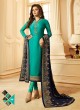 Drashti Dhami Green Embroidered Wedding Wear Churidar Suits Nitya Vol 123 2309 By LT Fabrics SC/012053