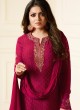 Drashti Dhami Magenta Embroidered Festival Wear Churidar Suits Nitya Vol 127 2703 Set By LT Fabrics SC/012777