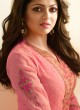 Drashti Dhami Pink Embroidered Festival Wear Churidar Suits Nitya Vol 127 2709 Set By LT Fabrics SC/012777