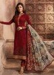 Drashti Dhami Orange Embroidered Festival Wear Straight Suits Nitya Vol 129 2903 Set By LT Fabrics SC/013165