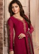 Drashti Dhami Pink Embroidered Festival Wear Straight Suits Nitya Vol 129 2905 Set By LT Fabrics SC/013165
