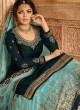 Drashti Dhami Blue Embroidered Wedding Wear Skirt Kameez Nitya Vol 130 3005 By LT Fabrics  SC/013513