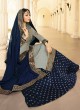 Grey Satin Georgette Designer Skirt Kameez With Chiffon Dupatta Nitya Vol 133 3301 Set By LT Fabrics SC/014144