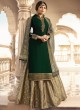 Satin Georgette Embroidered Ceremony Skirt Kameez In Green Color Nitya Vol 133 3302 By LT Fabrics SC/015455
