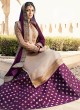 Satin Georgette Embroidered Ceremony Skirt Kameez In Beige Color Nitya Vol 133 3306 By LT Fabrics SC/015459 Satin Georgette Embroidered Ceremony Skirt Kameez In Beige Color Nitya Vol 133 3306 By LT Fabrics SC/015459