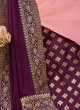 Pink Satin Georgette Designer Skirt Kameez With Chiffon Dupatta Nitya Vol 133 3309 Set By LT Fabrics SC/014144