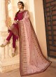 Dola Jacquard Ceremony Straight Cut Suits In Maroon Color Nitya Vol 137 3703 By LT Fabrics SC/015272 Dola Jacquard Ceremony Straight Cut Suits In Maroon Color Nitya Vol 137 3703 By LT Fabrics SC/015272