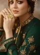 Dola Jacquard Ethnic Wear Straight Cut Suits In Green Color Nitya Vol 137 3705 By LT Fabrics SC/015272