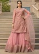 Pink Color Embroidered Palazzo Suit For Ring Ceremony Nitya Vol 138 3802 By LT Fabrics SC/015361