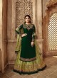 Green Satin Georgette Designer Skirt Kameez Nitya Vol 139 3901 Set By LT Fabrics SC/015234