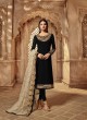 Black Georgette Indian Style Skirt Kameez Nitya Vol 139 3907 Set By LT Fabrics SC/015234