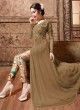 Mehandi Green Georgette MASKEEN ADDICTION 7 3704 Colors 22003 Pakistani Suit By Maisha SC/011996