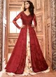 Maroon Georgette MASKEEN ADDICTION 7 3704 Colors 22006 Pakistani Suit By Maisha SC/002462