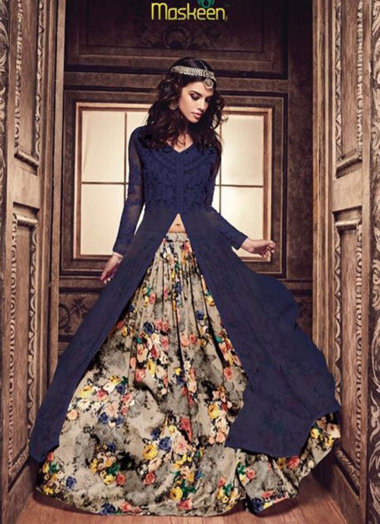 Blue Georgette MASKEEN ADDICTION 7 3704 Colors 22008 Pakistani Suit By Maisha SC/011993 Blue Georgette MASKEEN ADDICTION 7 3704 Colors 22008 Pakistani Suit By Maisha SC/011993