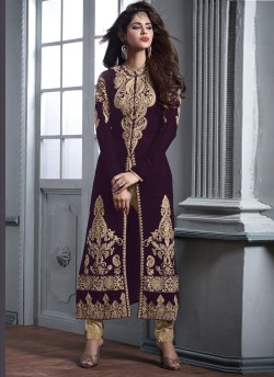 Purple Velvet MASKEEN ADDICTION 8 23002 Pakistani Suit By Maisha SC/002806