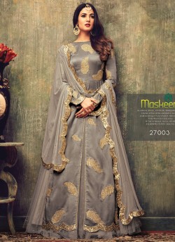 Grey Net MASKEEN ADDICTION-13 27003 Pakistani Suit By Maisha SC/009231