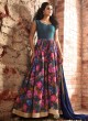 Multicolor Banarsi Silk Maskeen 3400 Series 3408 Gown Style Anarkali By Maisha SC/000331