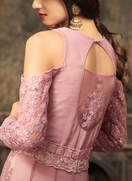 Lavender Net Jawariya 5106 Gown Style Anarkali By Maisha SC/006124