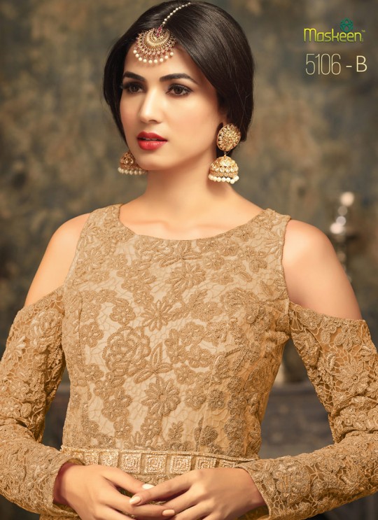 Mustard Net Jawariya 5106B Color Gown Style Anarkali By Maisha SC/011984 Mustard Net Jawariya 5106B Color Gown Style Anarkali By Maisha SC/011984