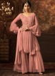 Pink Net Aziza 5803C Color Sharara Suit By Maisha SC/011573