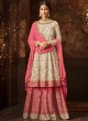 Cream Georgette Aziza 5807 Sharara Suit By Maisha SC/011127 Cream Georgette Aziza 5807 Sharara Suit By Maisha SC/011127