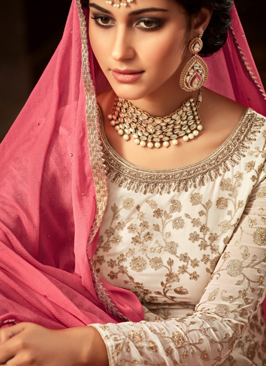 Cream Georgette Aziza 5807 Sharara Suit By Maisha SC/011127 Cream Georgette Aziza 5807 Sharara Suit By Maisha SC/011127