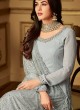 Grey Banarsi Silk Rumani 6404 By Maisha Abaya Style Suit SC/013258