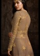 Beige Net Floor Length Anarkali Suit For Wedding Ceremony Aafreen Vol 3 7604 By Maisha SC/016624