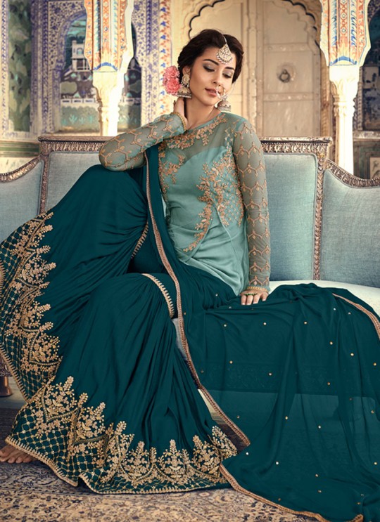 Ice Blue Net Mother & Daughter Wedding Wear Sharara Kameez Riwaayat 6902 By Maisha Maskeen SC/014210 Ice Blue Net Mother & Daughter Wedding Wear Sharara Kameez Riwaayat 6902 By Maisha Maskeen SC/014210