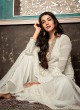 Delectable White Georgette Pakistani Style For Ceremony Sazia 7406 By Maisha SC/016182