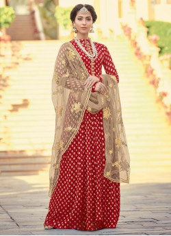 Sultana By Maisha 6801 to 6804 Series Designer Anarkali And Palazzo Suits At Wholesale Price