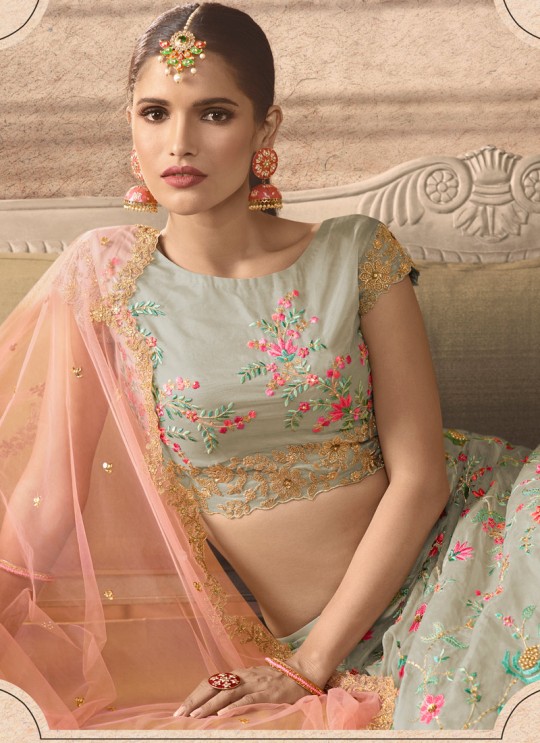 Pista Green Tissue Bridal Lehenga Choli Vivaana 20005 By Maisha Pista Green Tissue Bridal Lehenga Choli Vivaana 20005 By Maisha