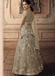 Grey Net Bridal Lehenga Choli Vivaana 20006 By Maisha