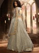 Bridal Net A-Line Lehenga In Grey Color Vivaana Vol 2- 21001 By Maisha SC/016842