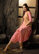 Peach Linen Cotton Party Wear Indo Western Kurti Meave 7902 By Maisha  SC/016322 Size XL