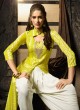 Yellow Cotton Satin Party Wear Indo Western Kurti Meave 7904 By Maisha  SC/016326 Size XL