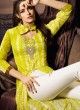 Yellow Cotton Satin Party Wear Indo Western Kurti Meave 7904 By Maisha  SC/016325 Size L