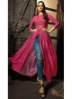 Pink Georgette Party Wear Indo Western Kurti Meave 7905 By Maisha  SC/016327 Size L